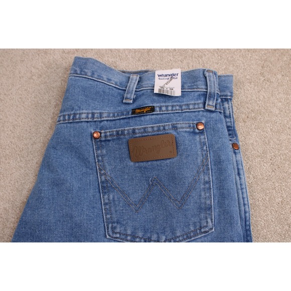Wrangler Jeans Men's 38x36 Blue‎ 13MWZAW Cowboy Cut Western Denim Original Fit - Picture 1 of 7